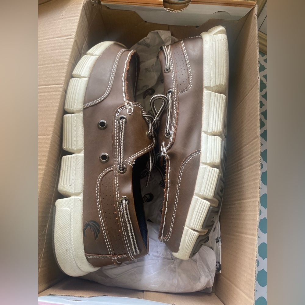 Island Surf Company COD Men's Boat Shoe Dark Brown - 8